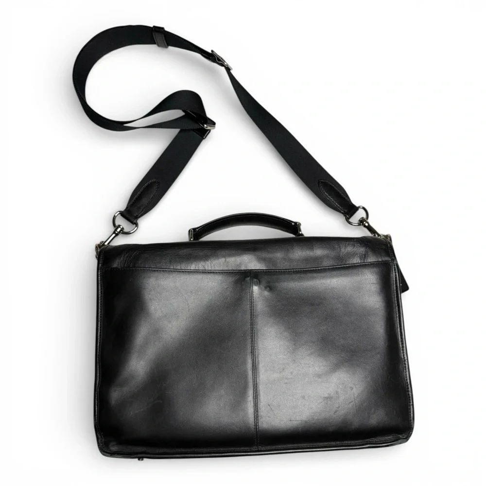Coach F72070 Perry Flap Black Briefcase